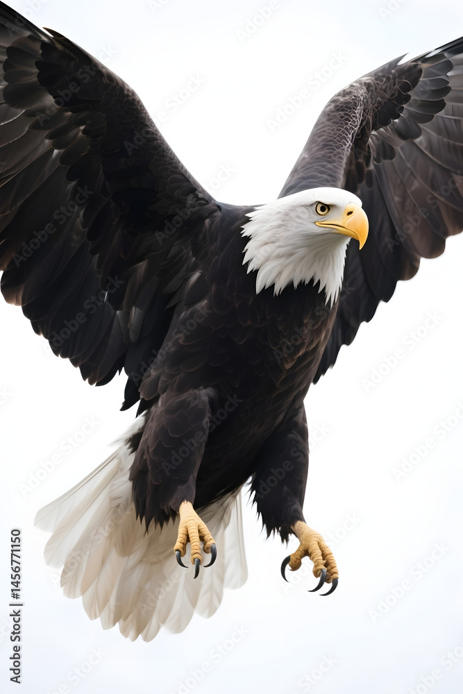 Obraz premium bald eagle in flight