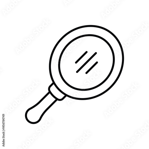 Hand Mirror Icon vector stock illustration