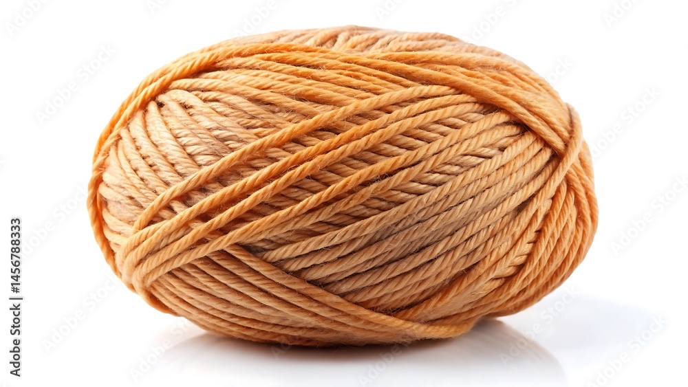 Ball of knitting thread isolated on white background Ball of knitting thread isolated on white background