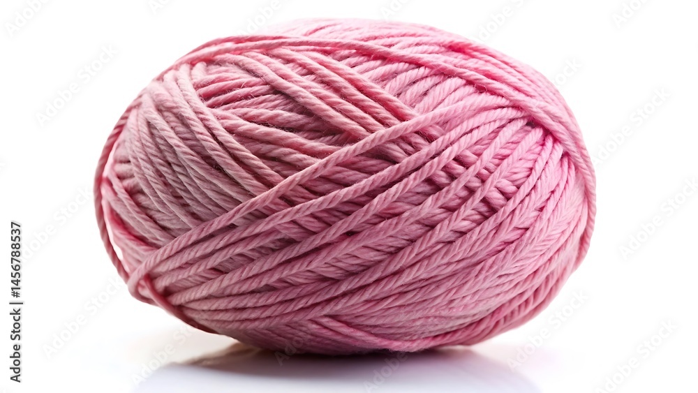Ball of knitting thread isolated on white background Ball of knitting thread isolated on white background