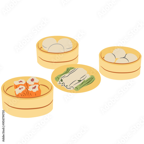 Dim sum Chinese food
