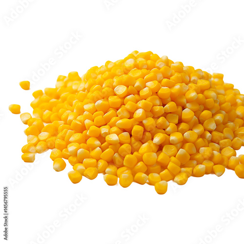 Scattered corn kernels png photo