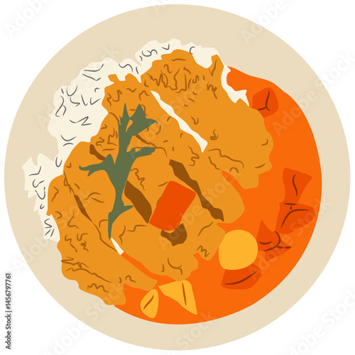 Katsu curry Asian Food