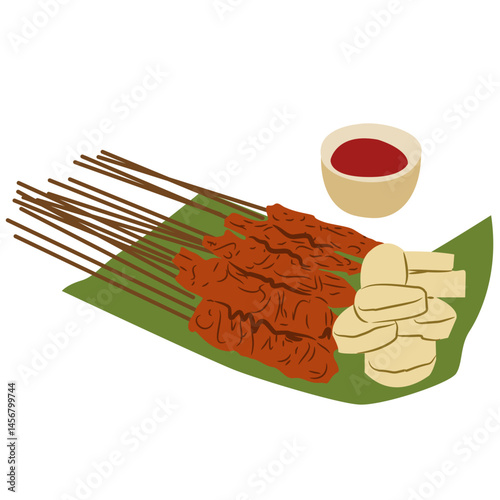 Sate ayam Indonesian Food