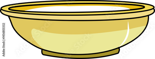 2d Bowl with milk or water
