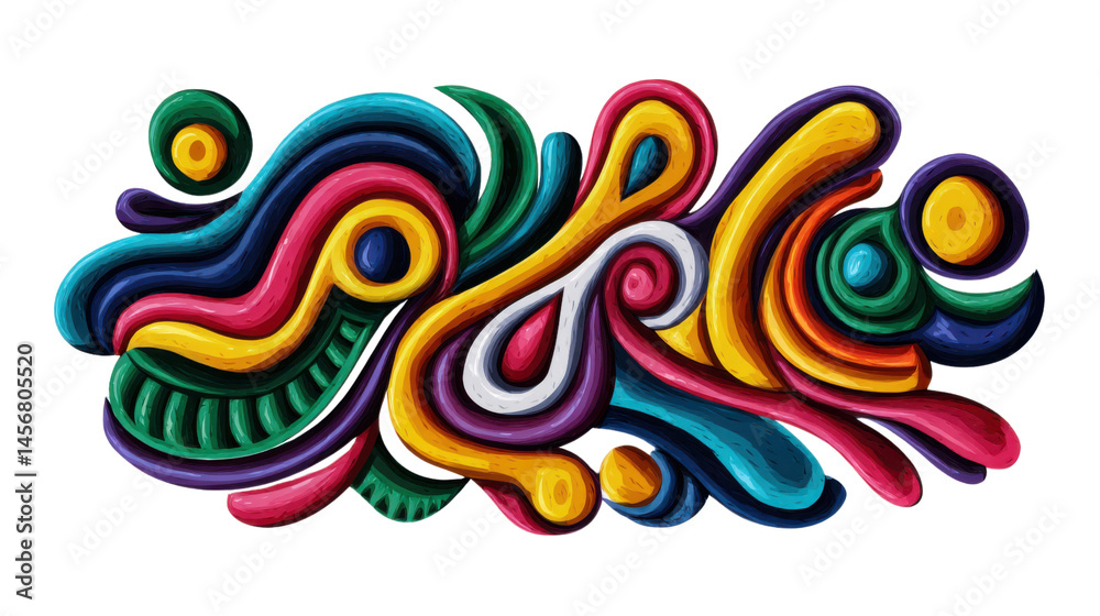 Obraz premium abstract colorful background with circles