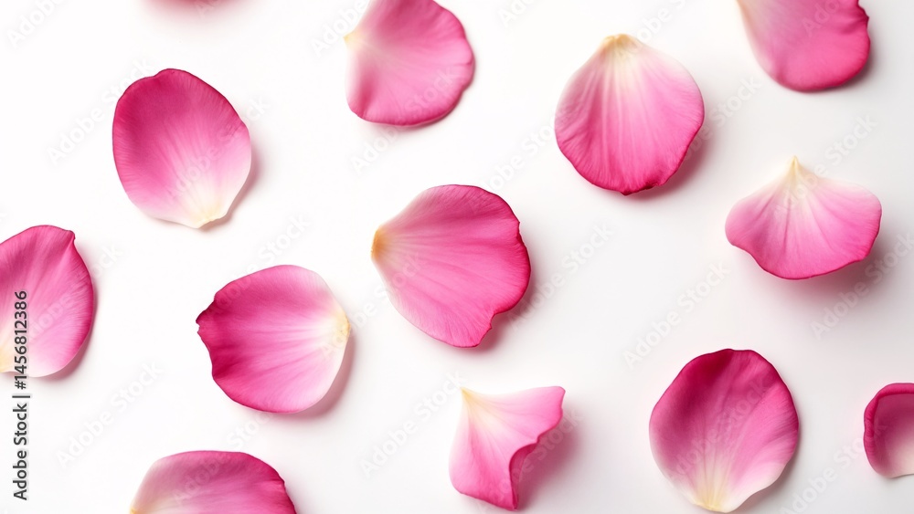 custom made wallpaper toronto digitalA bunch of pink rose petals on a white surface.