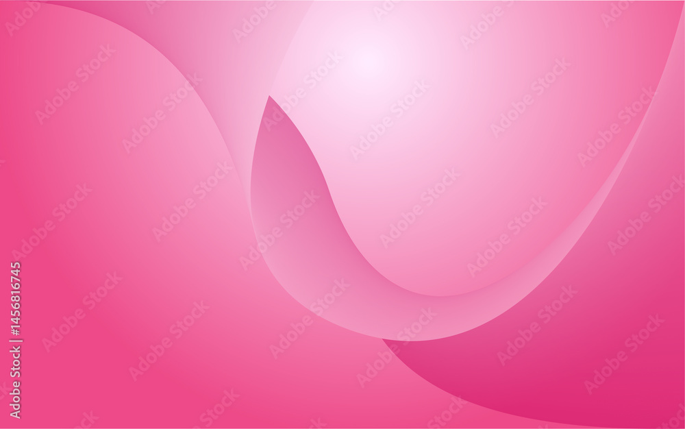 Elegant abstract pink background featuring smooth flowing curves, ideal for projects emphasizing sophistication, tranquility, and modern elegance, suitable for various design, advertising, and creativ