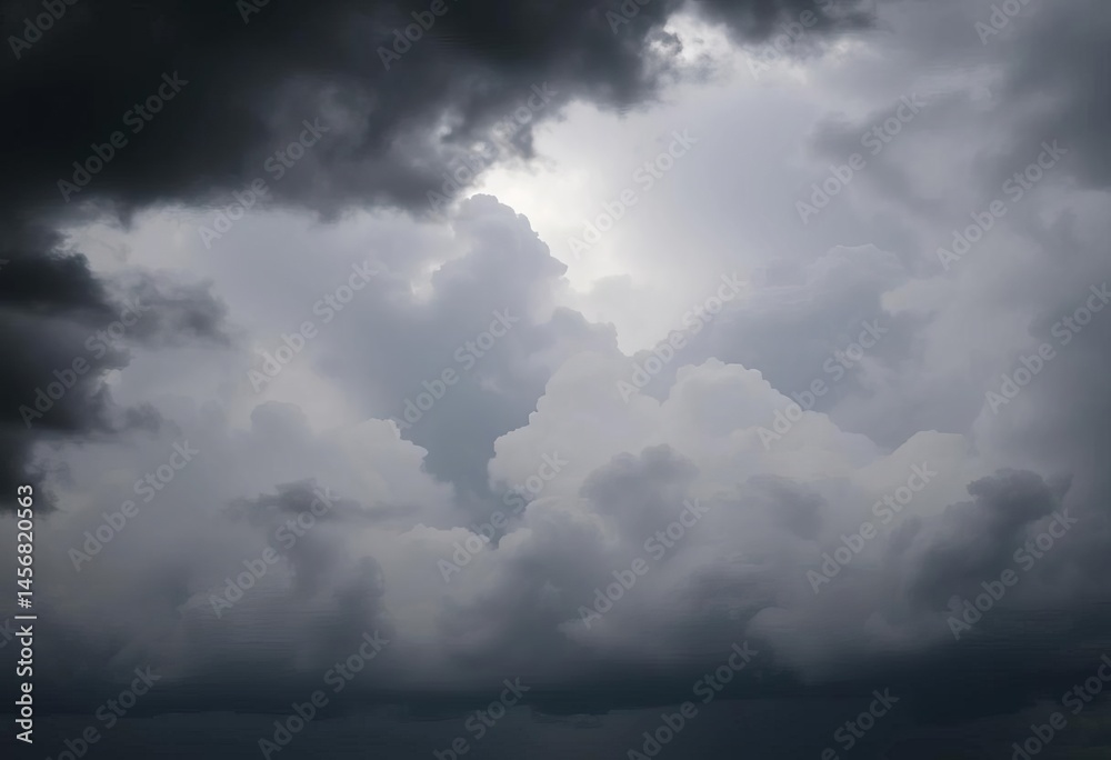 Dark, heavy rain clouds gathering before a thunderstorm,  atmospheric river,  altocumulus