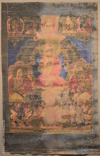 Thangka depicting Buddhism in the Tang Dynasty
