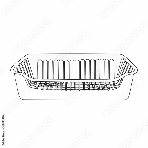 Black outlines of a musical bellows with vertical keys at the lower half