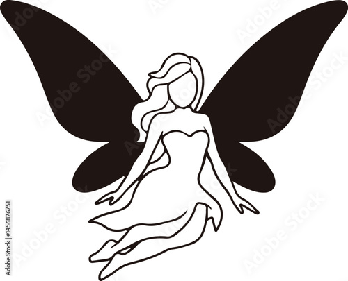 angel vector, angel wings, heavenly figure, angel illustration, divine angel, celestial being, guardian angel, cute angel, flying angel, child angel,