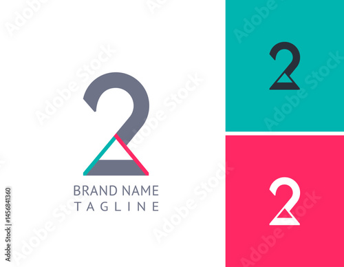 Art number 2 set, for your logo abstract design