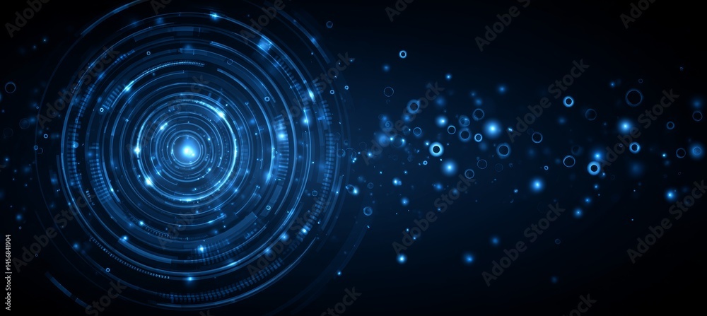 Portal digital virtual. Technology wireless server communication system. Generative AI technology.