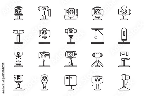 Simple Gimbal Line Drawing Design
