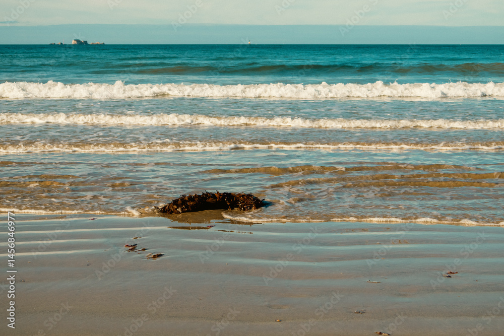 waves on the beach