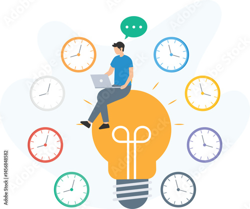 Task management or time management, productivity tools or efficiency apps, project coordination or workflow optimization, simultaneous tasks or parallel processing, multitasking skills or cognitive 