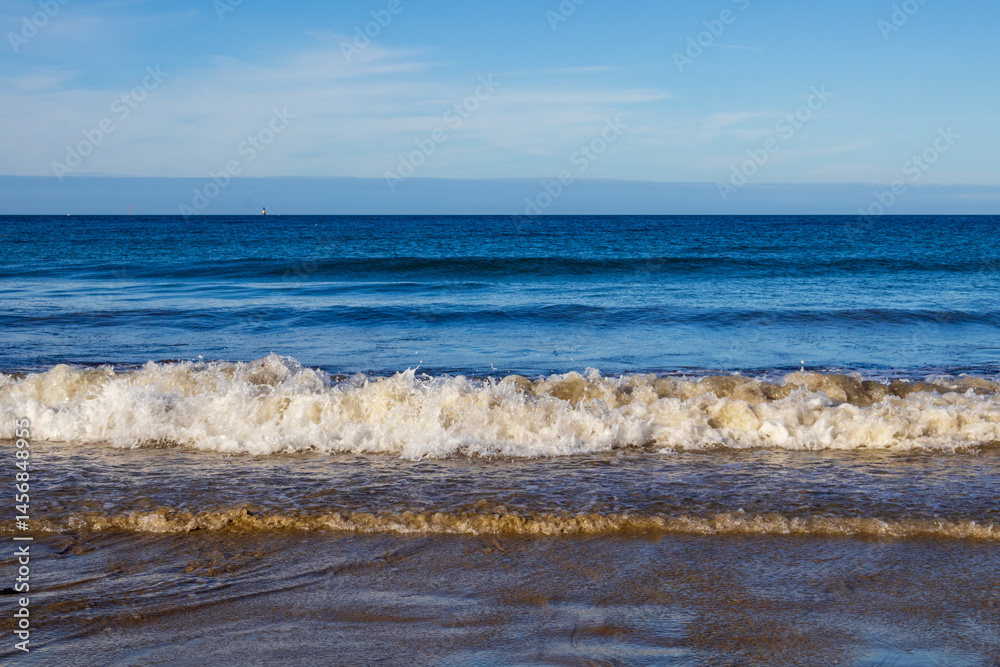 waves on the beach
