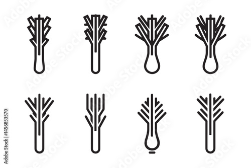 Celery Vegetable Thin Line Icon