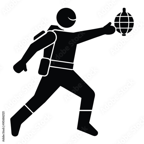 Silhouette of a Person Kite Surfing, Windsurfing, or Kitesurfing