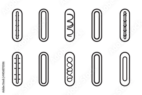 Eclair Dessert Minimalist Line Artwork
