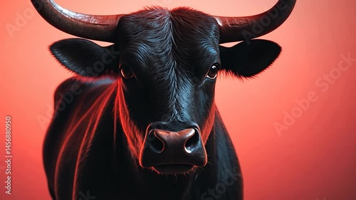 Bull portrait