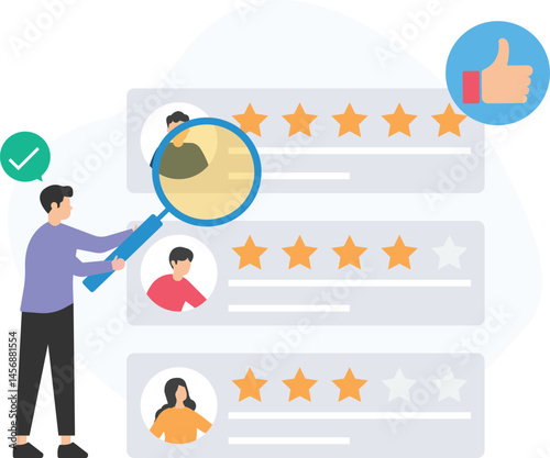 Customer reviews or product ratings, service feedback or user testimonials, online reviews or third-party evaluations, consumer opinions or brand assessments, product quality or satisfaction levels, r