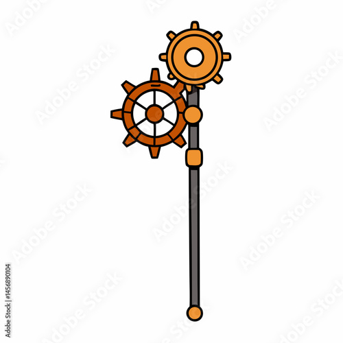 vector illustration of gears