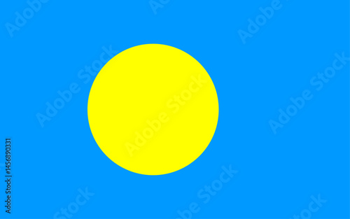 flag of palau.eps