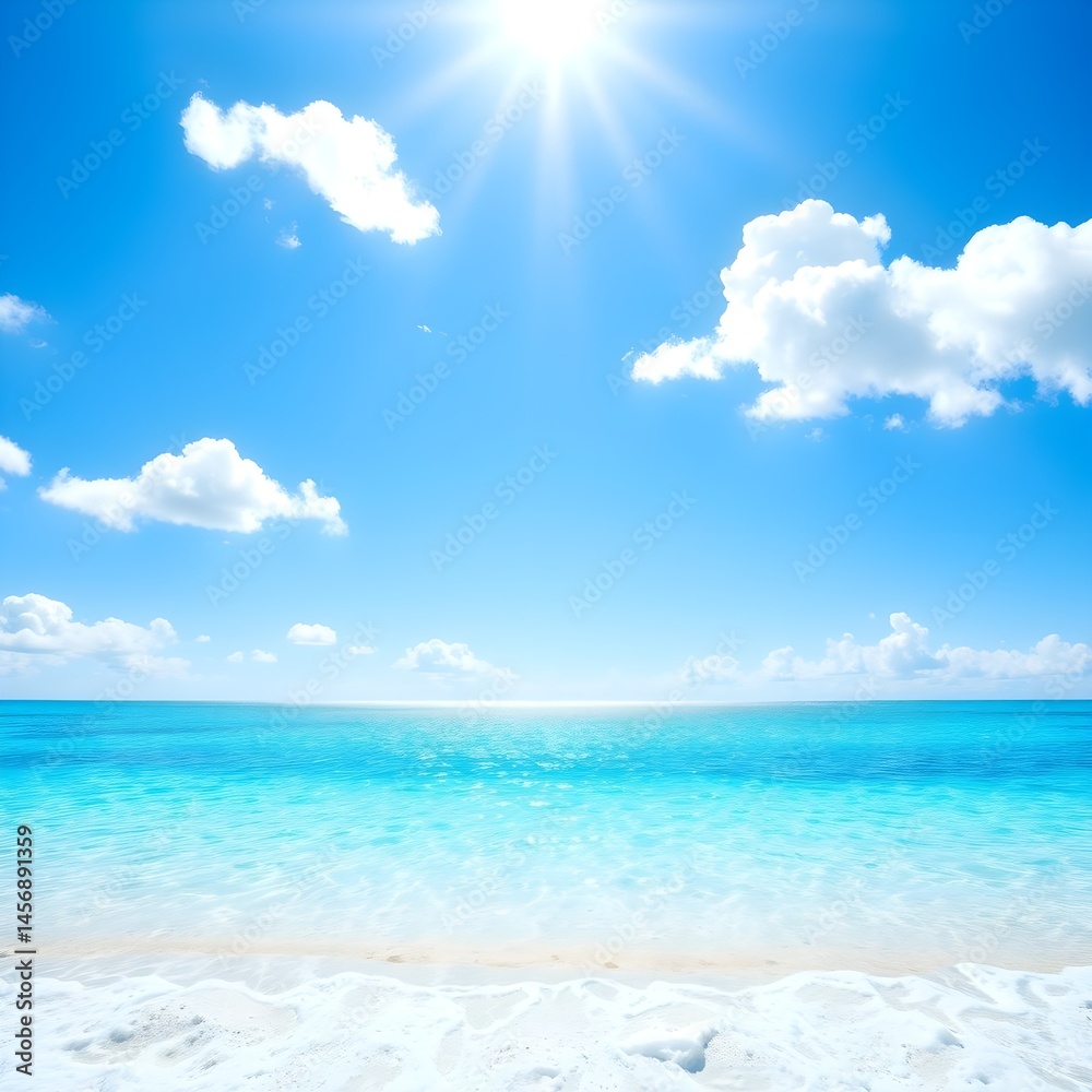 Obraz premium 태양 아래 바다 the sea under the sun
