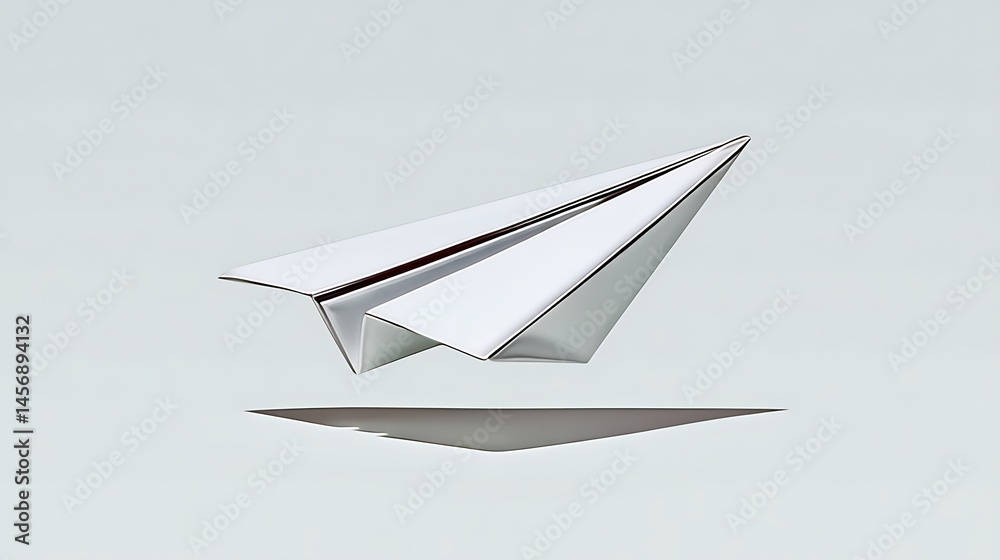 Paper Airplane Soaring Minimalist Flight Design. Paper Airplane Soaring Minimalist Flight Design.
