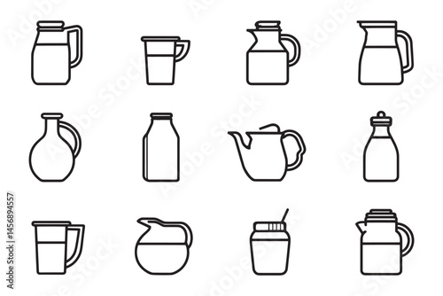 Dairy Creamer Minimalist Line Design
