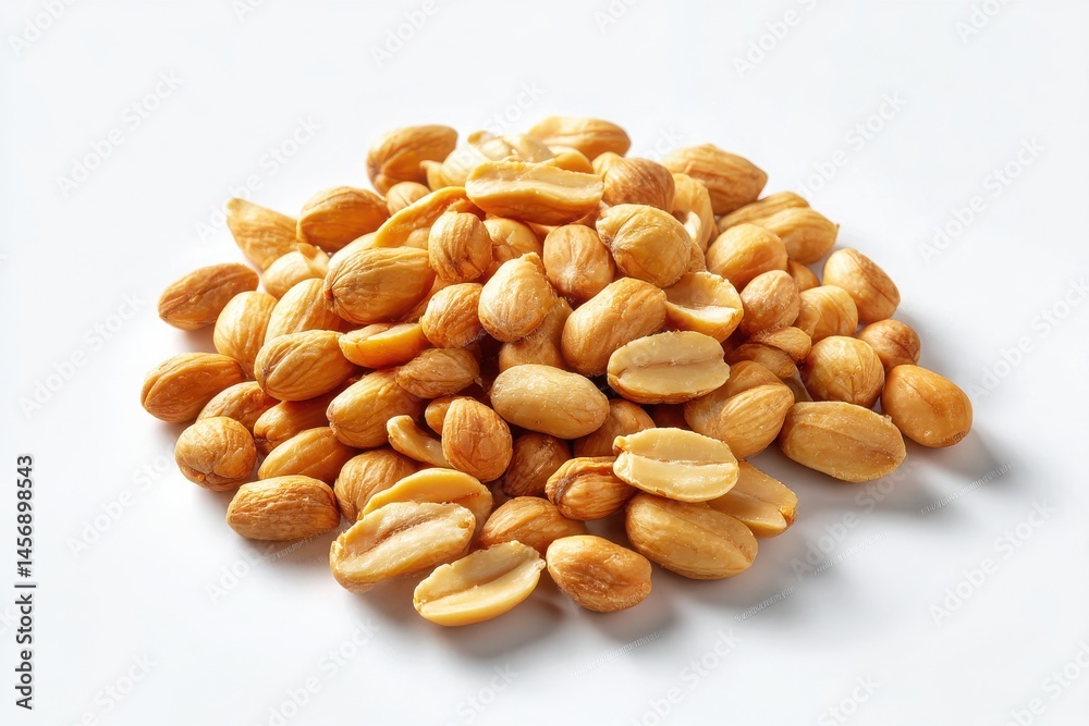 Healthy Snacking A Scatter of Raw Peanuts Healthy Snacking A Scatter of Raw Peanuts