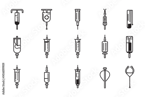 Clean Line Dialysis Needle Drawing
