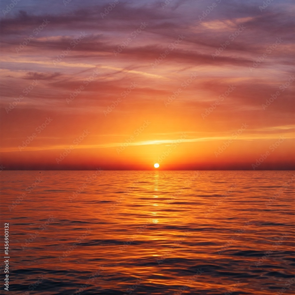 Fototapeta premium sunset over the sea