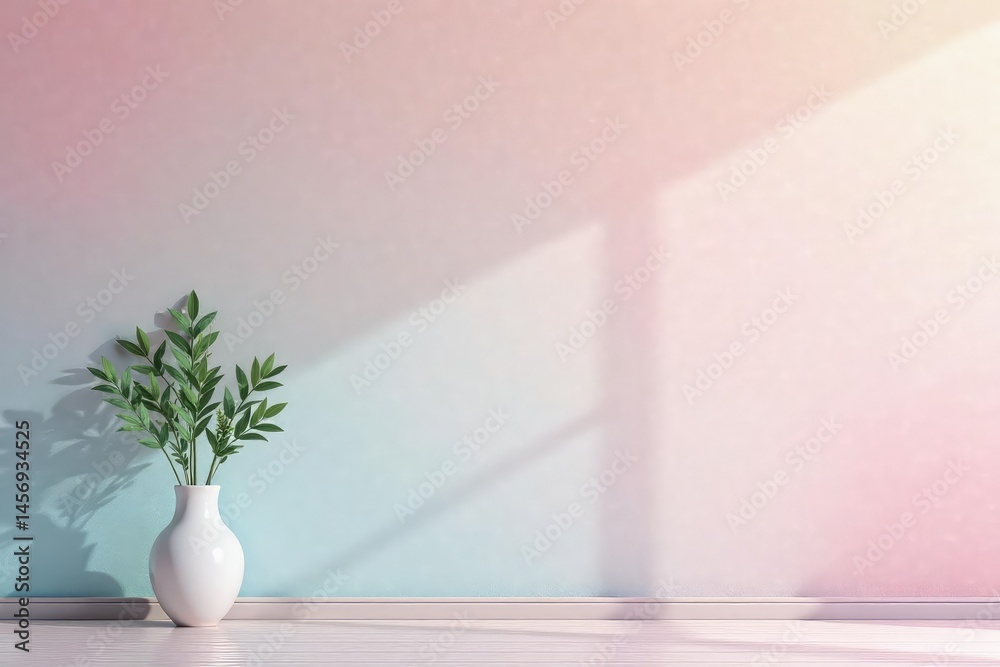 Subtle textured wall, pastel hues, repeating motif, motif, minimal, wallpaper