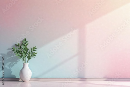 Obraz na płótnie Subtle textured wall, pastel hues, repeating motif, motif, minimal, wallpaper w salonie