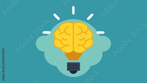 Dimming Light Bulb A light bulb above a brain that is flickering or dimming symbolizing diminished clarity and energy when making decisions.