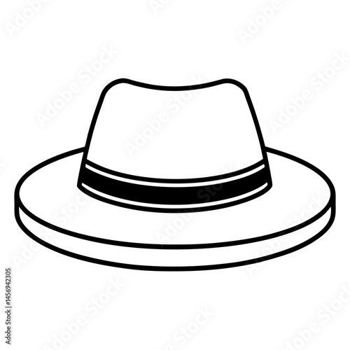 Boss-hat Vector Illustration Printable Graphic Design for Office Celebration