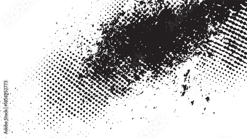 Wallpaper Mural grunge halftone vector background Torontodigital.ca