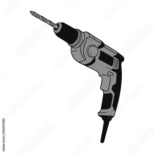 hand holding a drill