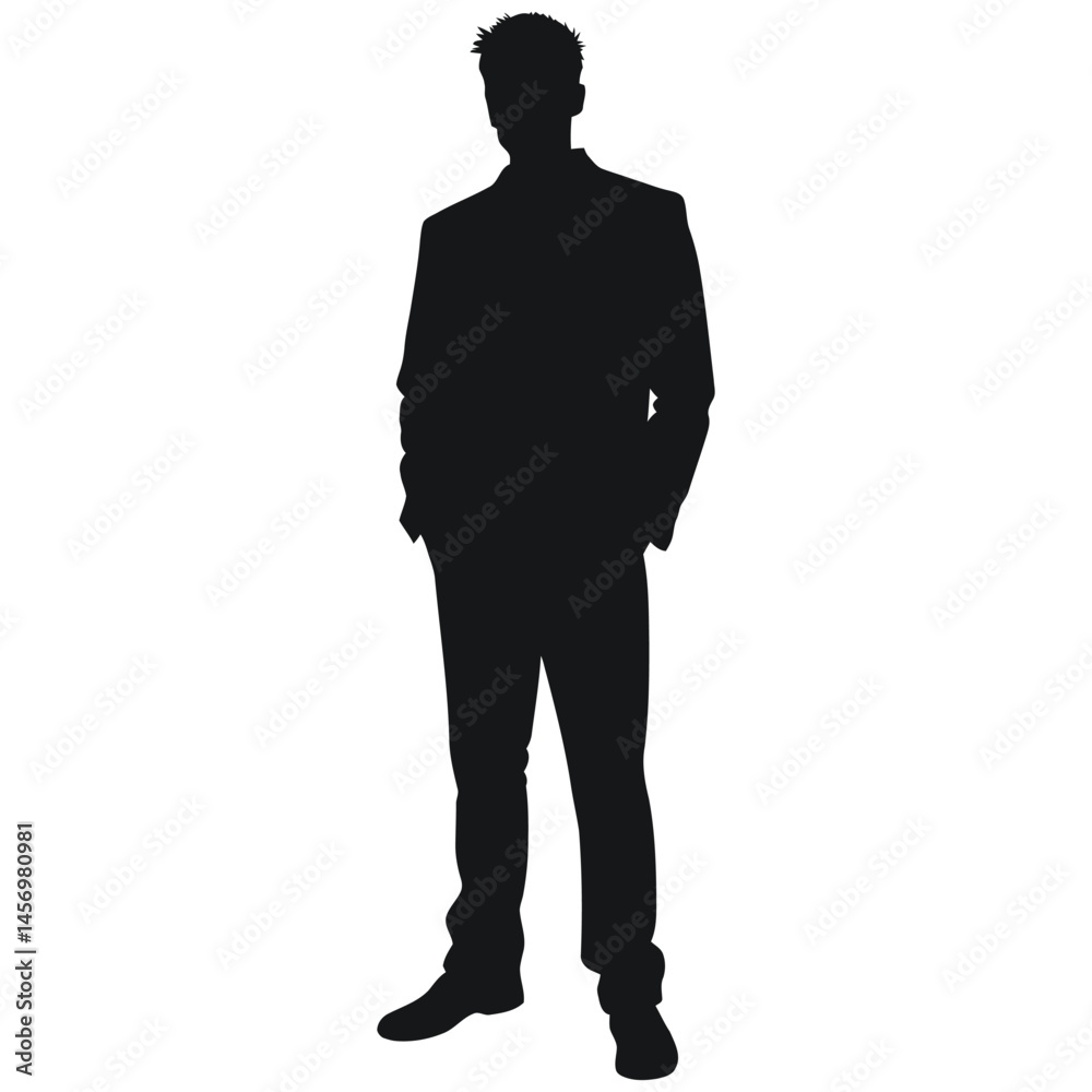 silhouette of a man silhouette of a man