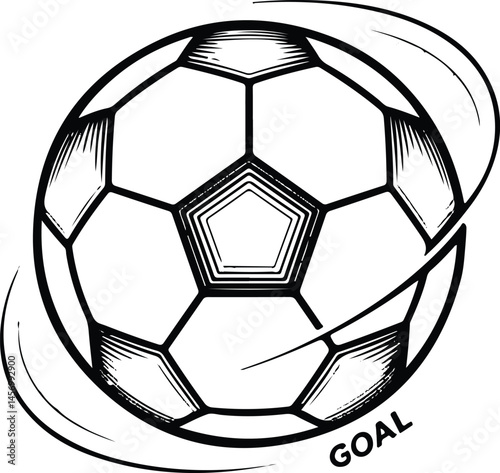 Soccer ball icon. football simple black style, Vector illustration.