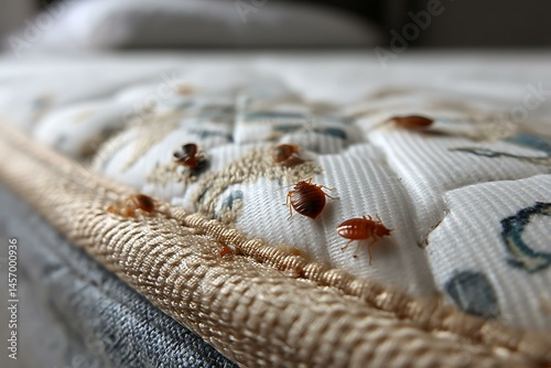 Bed Bugs Infestation on Mattress