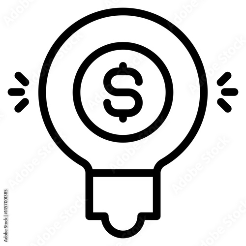 Idea icon in vector illustration