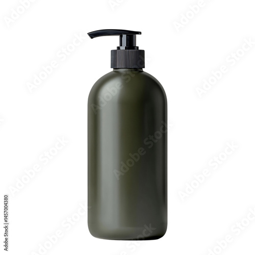 Pet Safe Flea Shampoo Bottle Isolated on Transparent Background photo