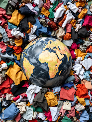 Global textile waste burden suffocating the planet.