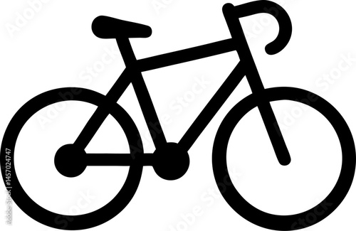 silhouette of a bicycle