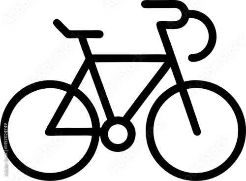 bicycle silhouette vector