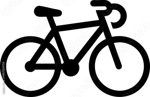 bicycle silhouette vector